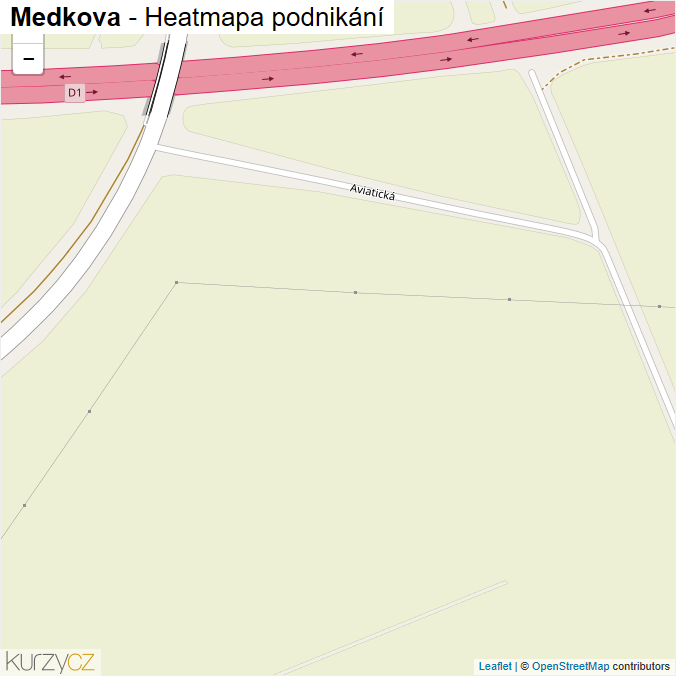 Mapa Medkova - Firmy v ulici.