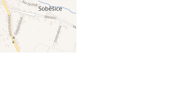 Melatín v obci Brno - mapa ulice