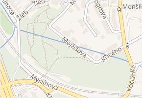 Mojžíšova v obci Brno - mapa ulice