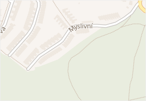 Myslivní v obci Brno - mapa ulice