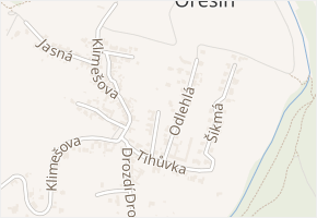 Na Buble v obci Brno - mapa ulice