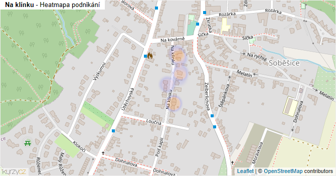 Na klínku - mapa podnikání