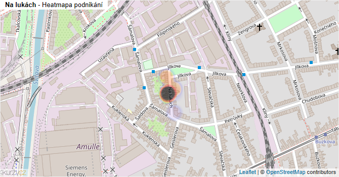 Na lukách - mapa podnikání