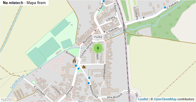 Na mlatech - mapa firem