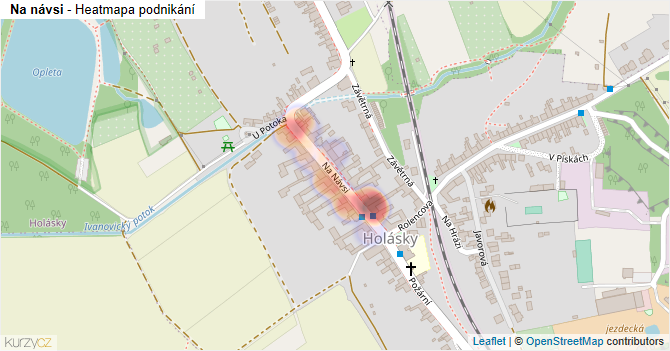 Na návsi - mapa podnikání