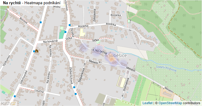 Na rychtě - mapa podnikání