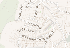 Nad Lískami v obci Brno - mapa ulice