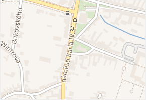náměstí Karla IV. v obci Brno - mapa ulice