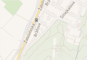 Nohavicova v obci Brno - mapa ulice