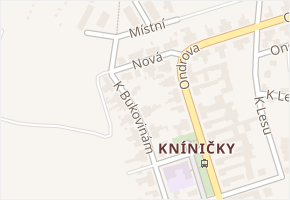 Nová v obci Brno - mapa ulice