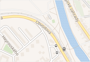 Obvodová v obci Brno - mapa ulice