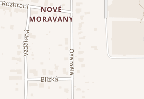 Osamělá v obci Brno - mapa ulice