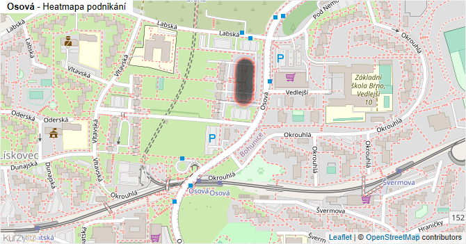 Osová - mapa podnikání
