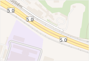 Ostravská v obci Brno - mapa ulice