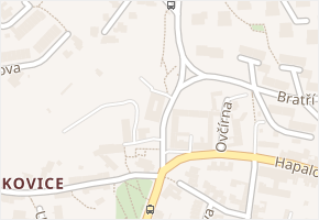 Palackého náměstí v obci Brno - mapa ulice
