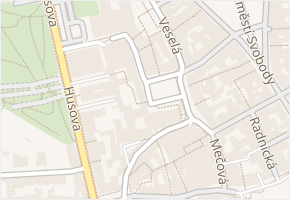 Panenská v obci Brno - mapa ulice