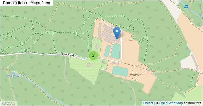Panská lícha - mapa firem