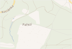 Pařezí v obci Brno - mapa ulice