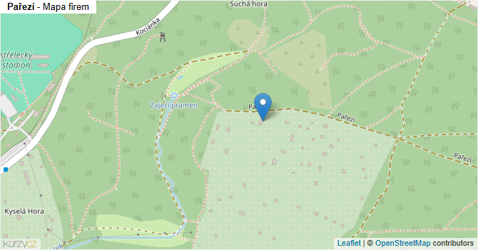 Pařezí - mapa firem