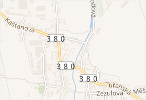 Pastevní v obci Brno - mapa ulice