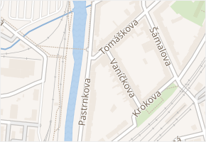Pastrnkova v obci Brno - mapa ulice
