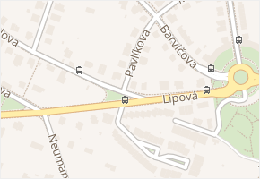 Pavlíkova v obci Brno - mapa ulice