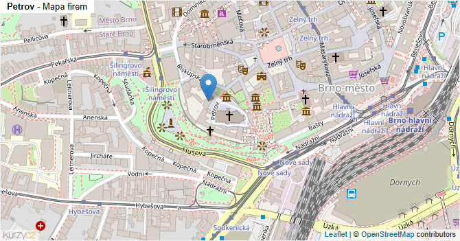 Petrov - mapa firem