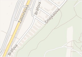 Petřvaldská v obci Brno - mapa ulice
