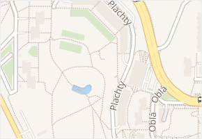 Plachty v obci Brno - mapa ulice