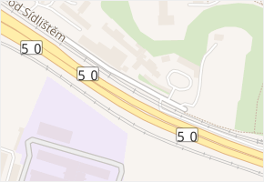 Pod sídlištěm v obci Brno - mapa ulice