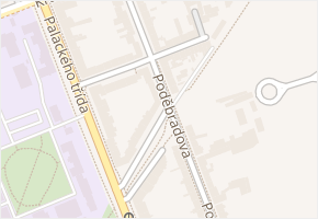 Poděbradova v obci Brno - mapa ulice