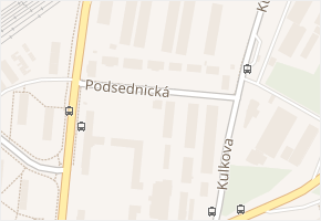 Podsednická v obci Brno - mapa ulice