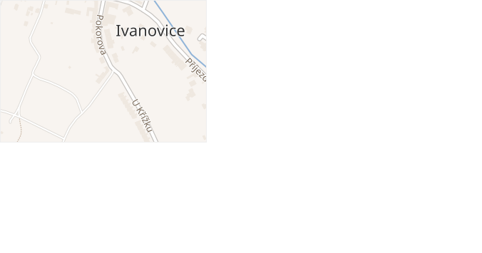 Pokorova v obci Brno - mapa ulice