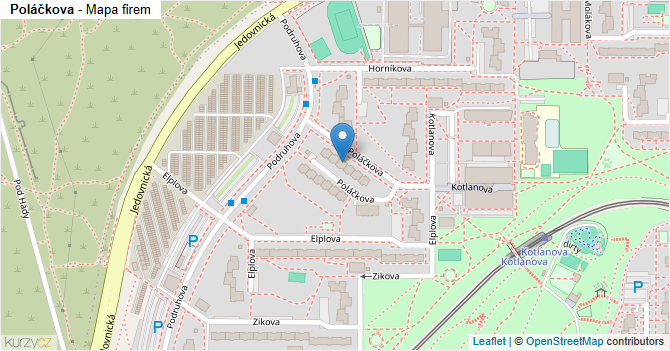Poláčkova - mapa firem