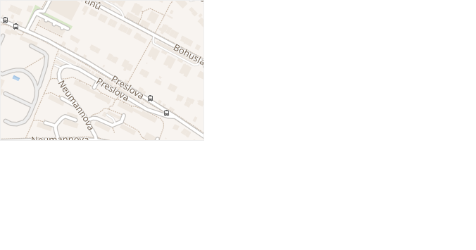 Presslova v obci Brno - mapa ulice