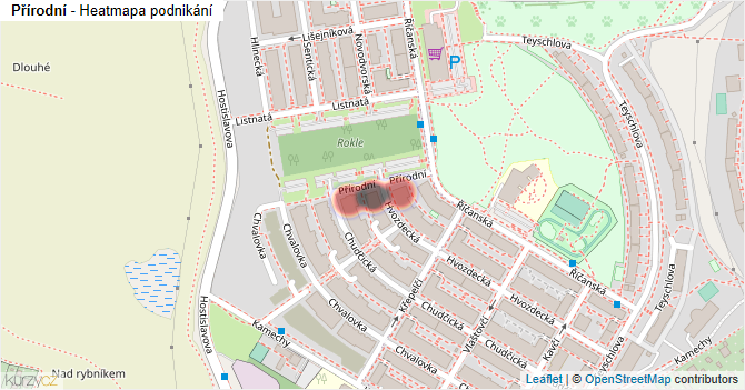 Přírodní - mapa podnikání