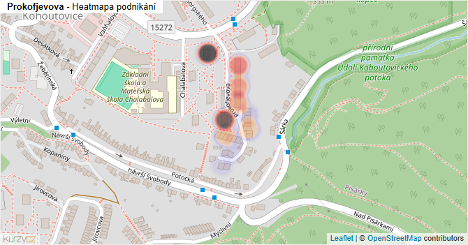 Prokofjevova - mapa podnikání