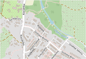 Psotova v obci Brno - mapa ulice