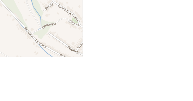 Rebovka v obci Brno - mapa ulice