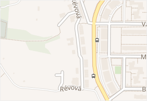 Révová v obci Brno - mapa ulice