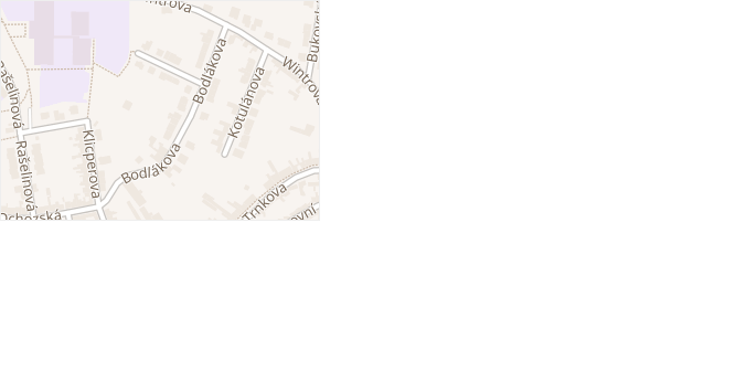 Richarda Knose v obci Brno - mapa ulice