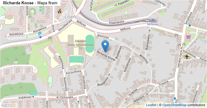 Richarda Knose - mapa firem