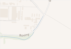 Roviny v obci Brno - mapa ulice