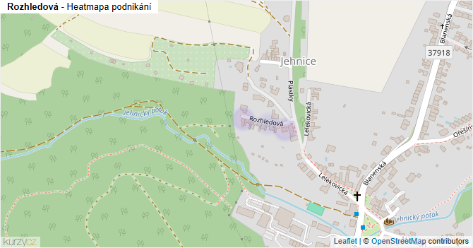 Rozhledová - mapa podnikání