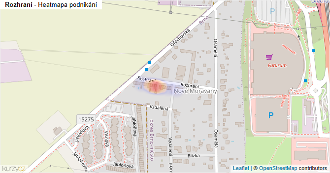 Rozhraní - mapa podnikání