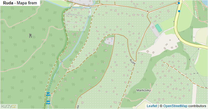 Ruda - mapa firem