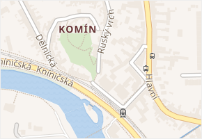 Ruský vrch v obci Brno - mapa ulice