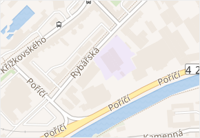Rybářská v obci Brno - mapa ulice