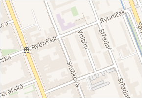 Rybníček v obci Brno - mapa ulice