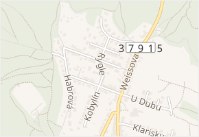 Rygle v obci Brno - mapa ulice